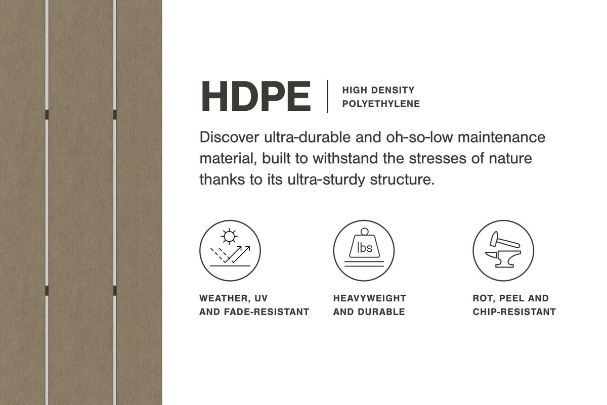 Fairen Trail Outdoor Counter Height Dining Table with 2 Barstools (P211-SI) - Image 16