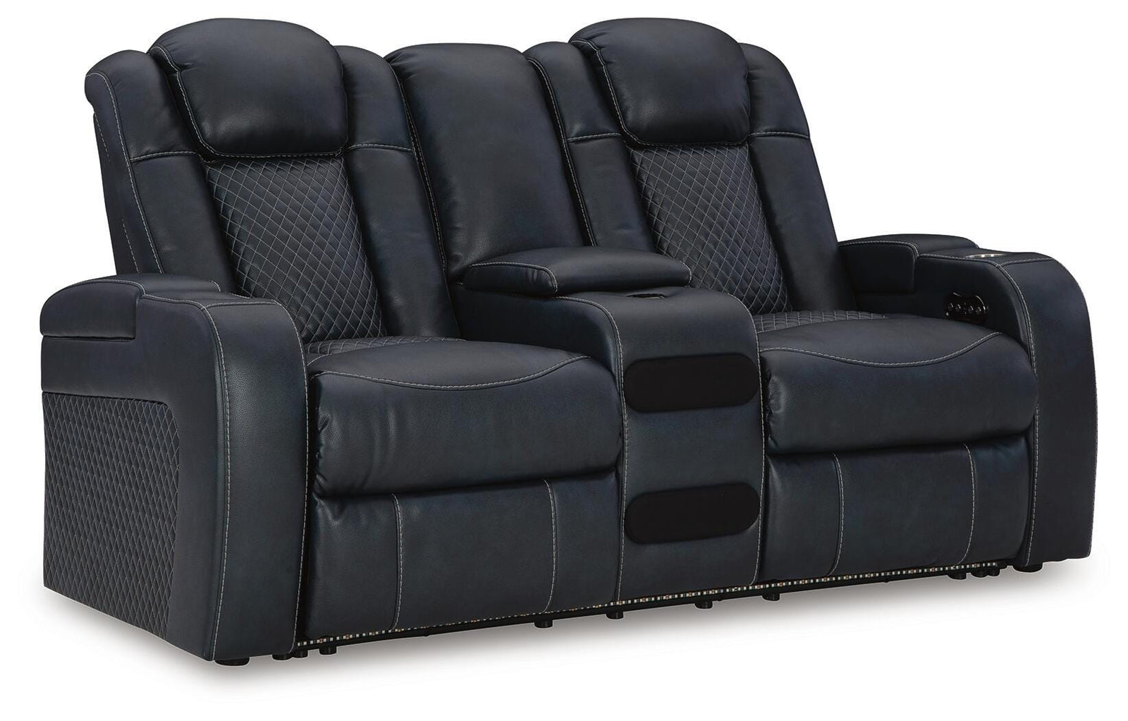 Fyne-Dyme Power Reclining Sofa, Loveseat and Recliner (36603-SI) - Image 3