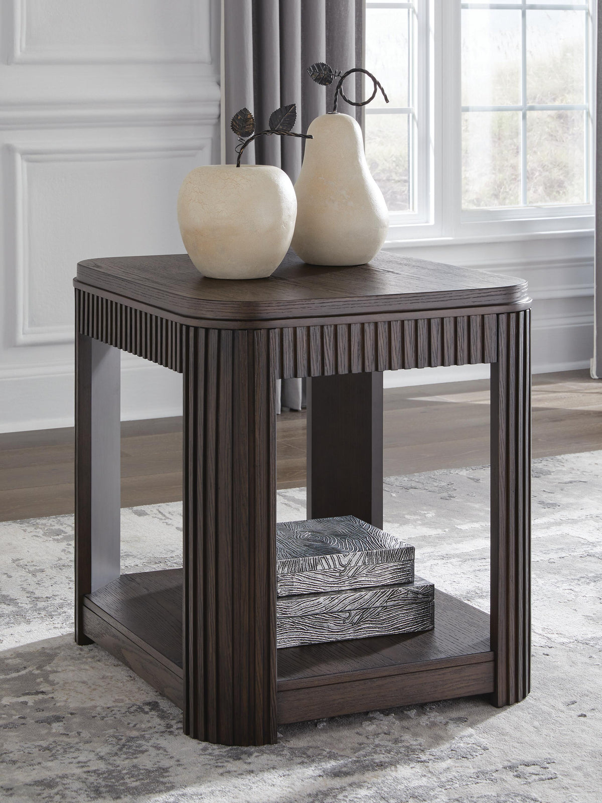 Carlibrie End Table - Warm Brown  (T700-SI) - Image 2