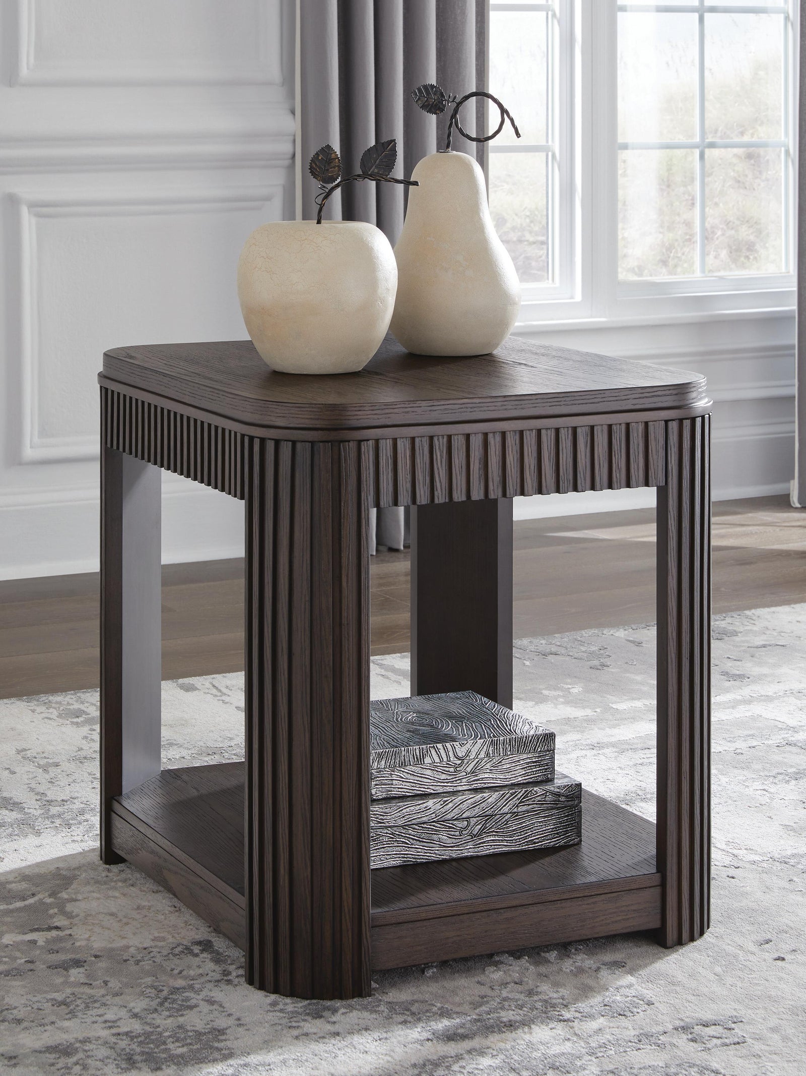 Carlibrie End Table - Warm Brown  (T700-SI) - Image 2