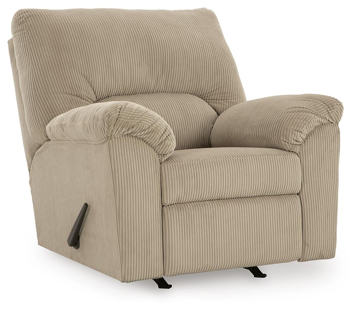 SimpleJoy Left-Arm Facing Sofa with Corner Wedge (24203-SI)