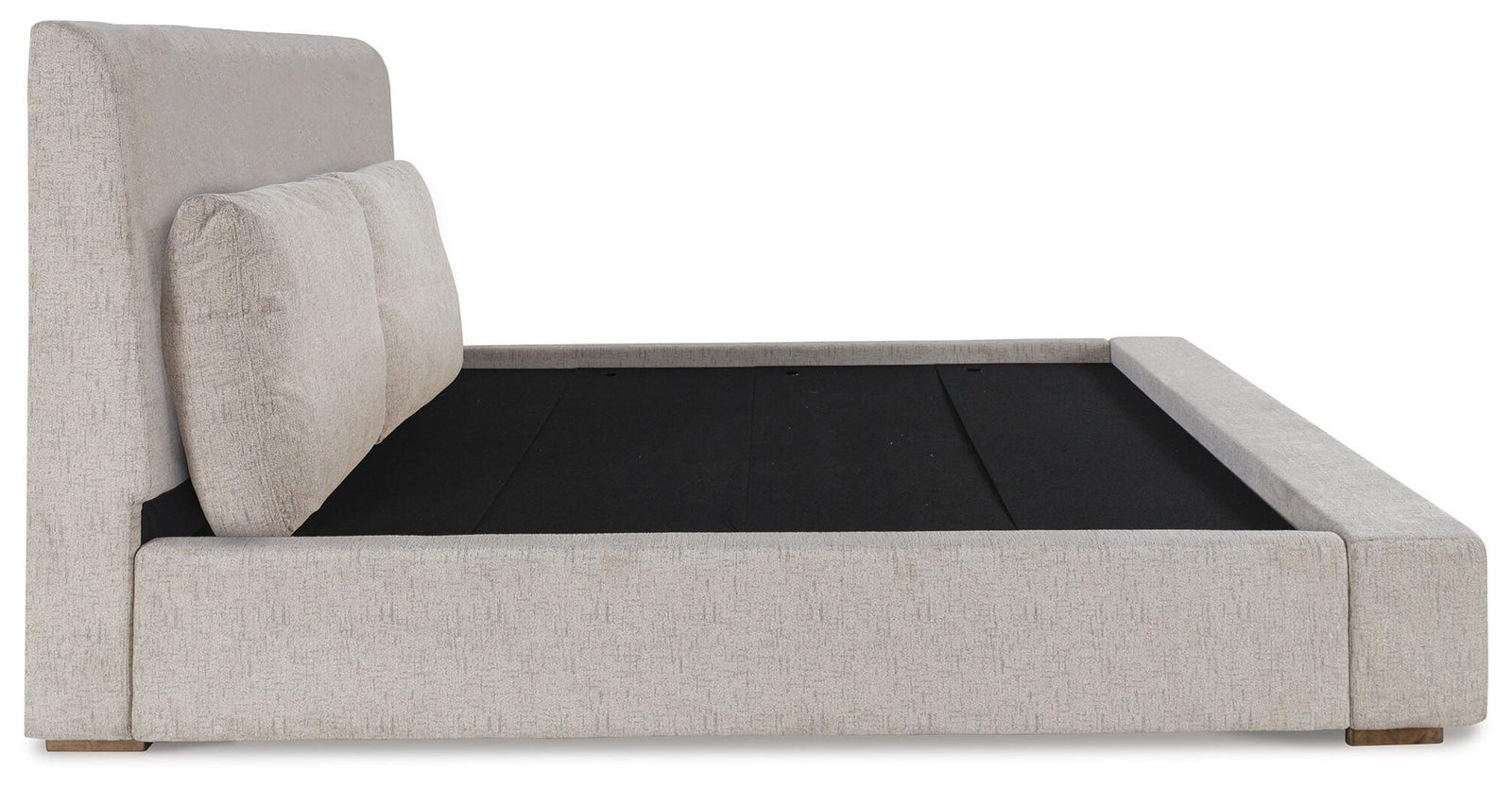 Cabalynn Upholstered Bed, Dresser and 2 Nightstands - Light Brown  (B974-SI) - Image 12