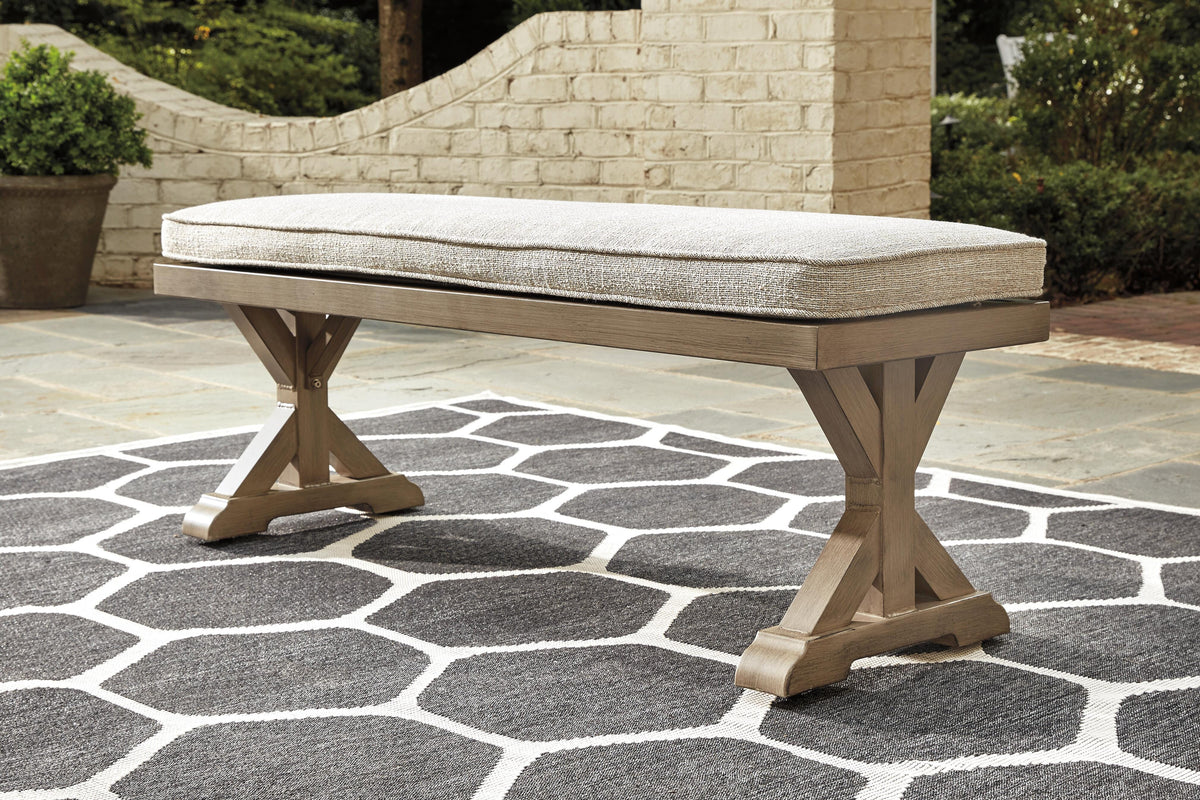 Beachcroft Outdoor Dining Table with 2 Chairs and 2 Benches (P791-SI) - Image 6