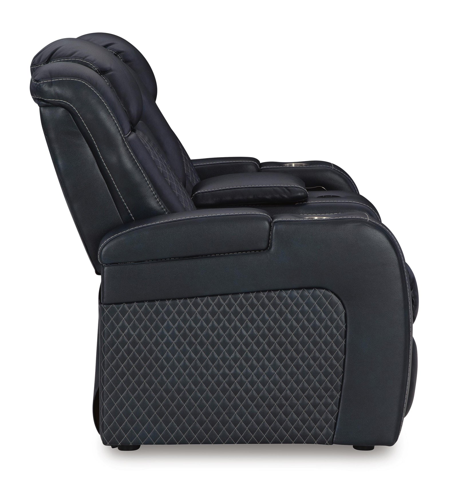 Fyne-Dyme Power Reclining Loveseat with Console (36603-SI) - Image 17
