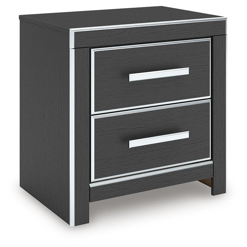 Zuraleus Queen Upholstered Bed, Dresser, Mirror and Nightstand (PCB3380-SI) - Image 16