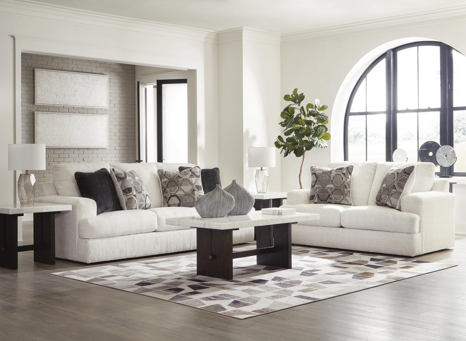 Karinne Sofa and Loveseat (31403-SI) - Image 3