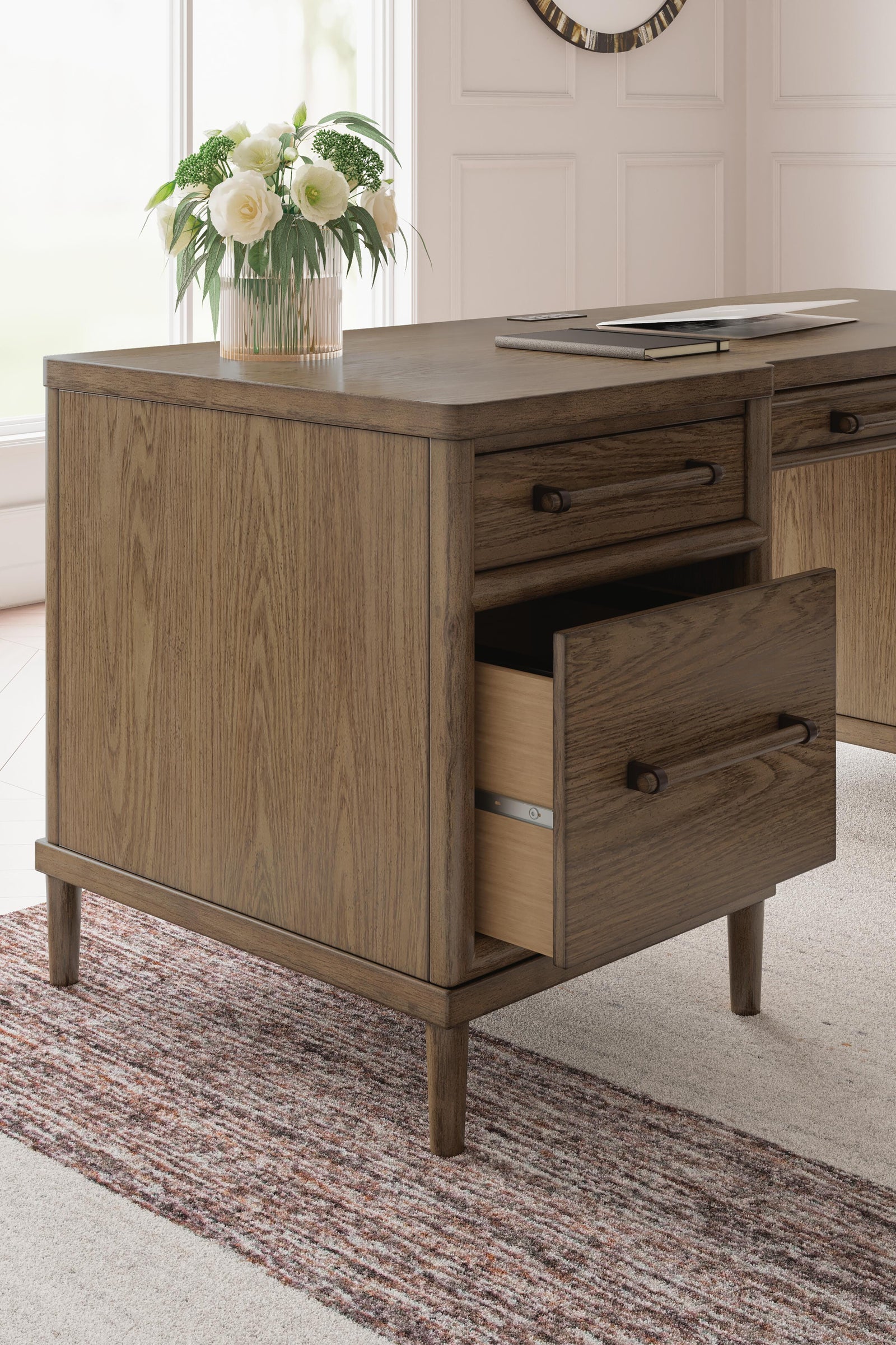 Roanhowe 68 Home Office Desk (H769-SI) - Image 10