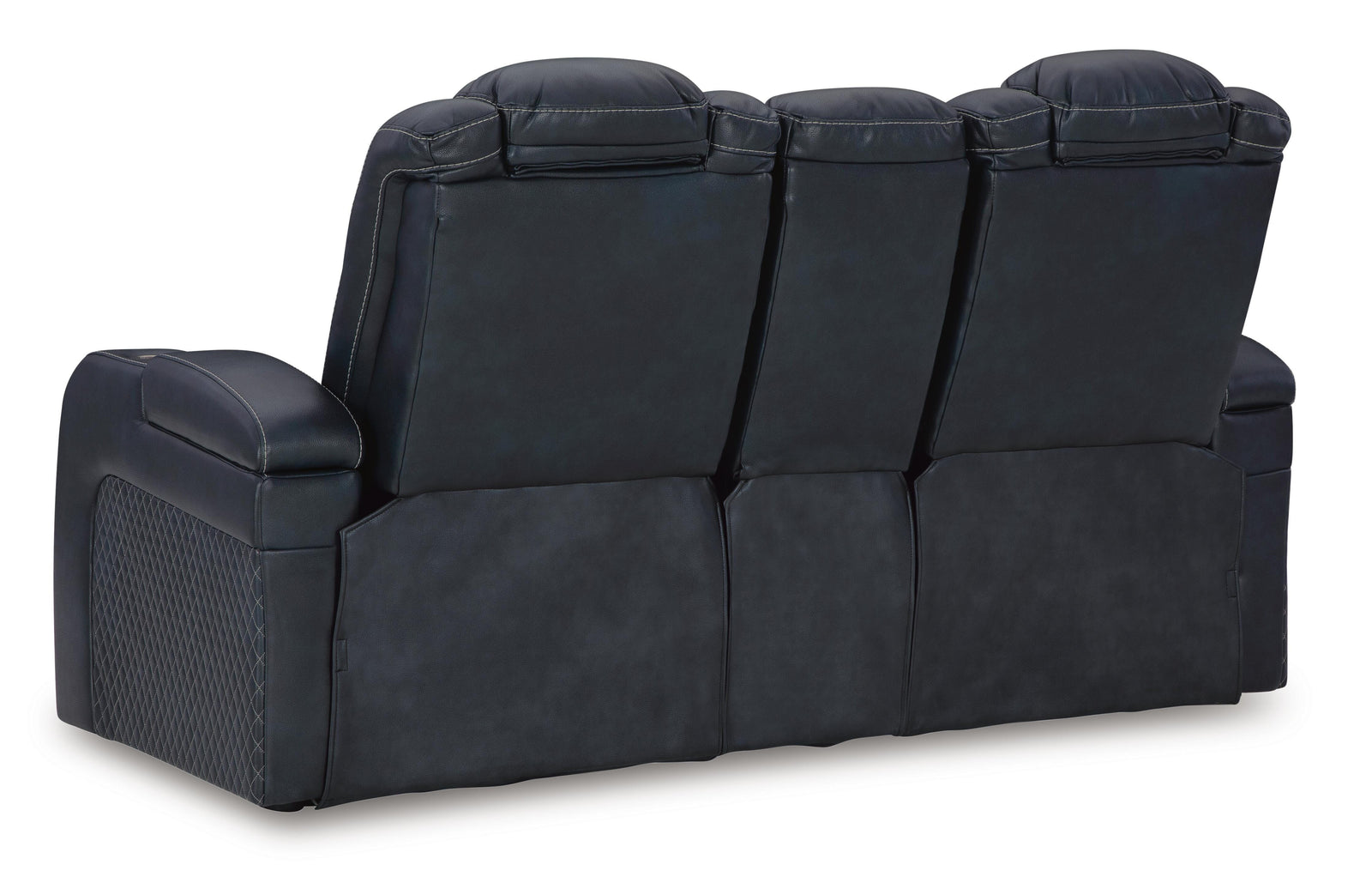 Fyne-Dyme Power Reclining Loveseat with Console (36603-SI) - Image 18