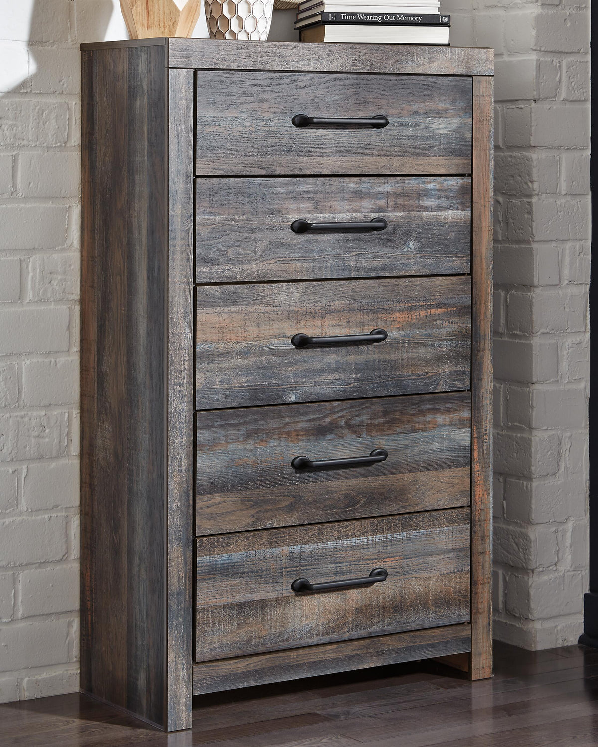 Drystan Bookcase Storage Bed and Chest - Multi  (B211-SI) - Image 6
