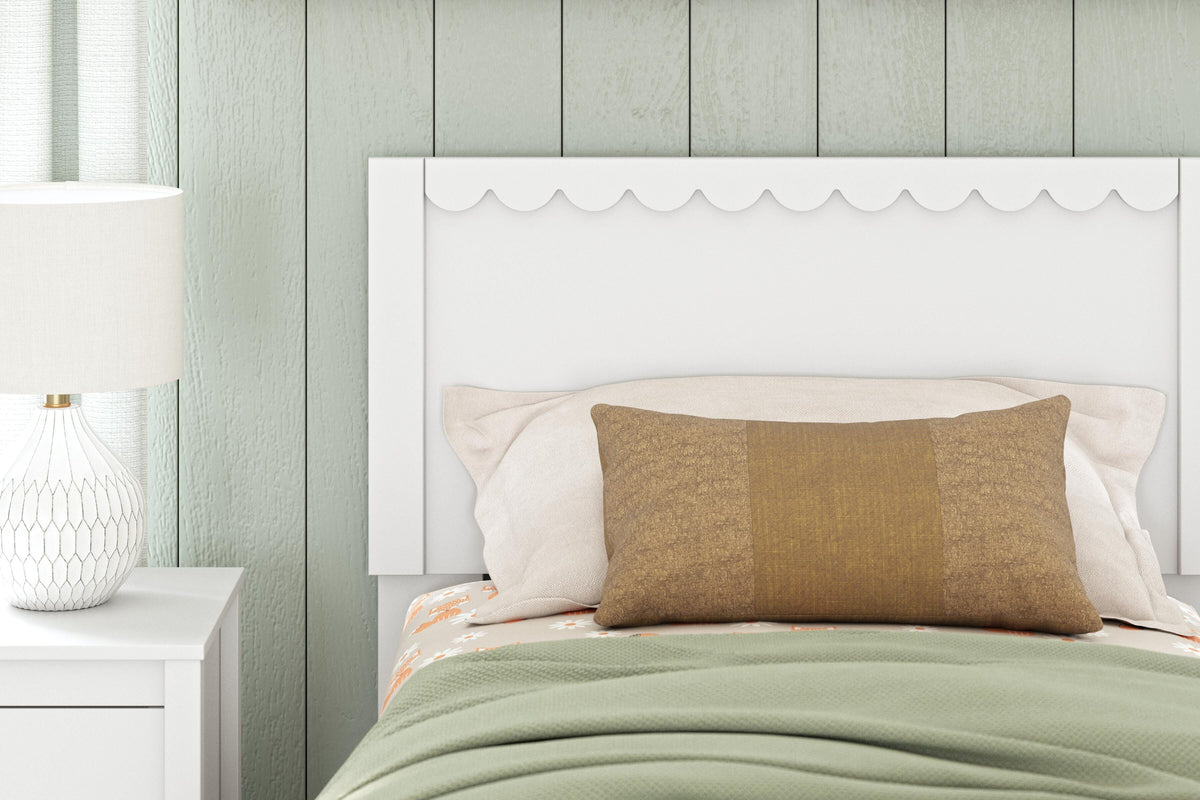 Hallityn Panel Headboard (Youth) - White  (EB1810-SI) - Image 6