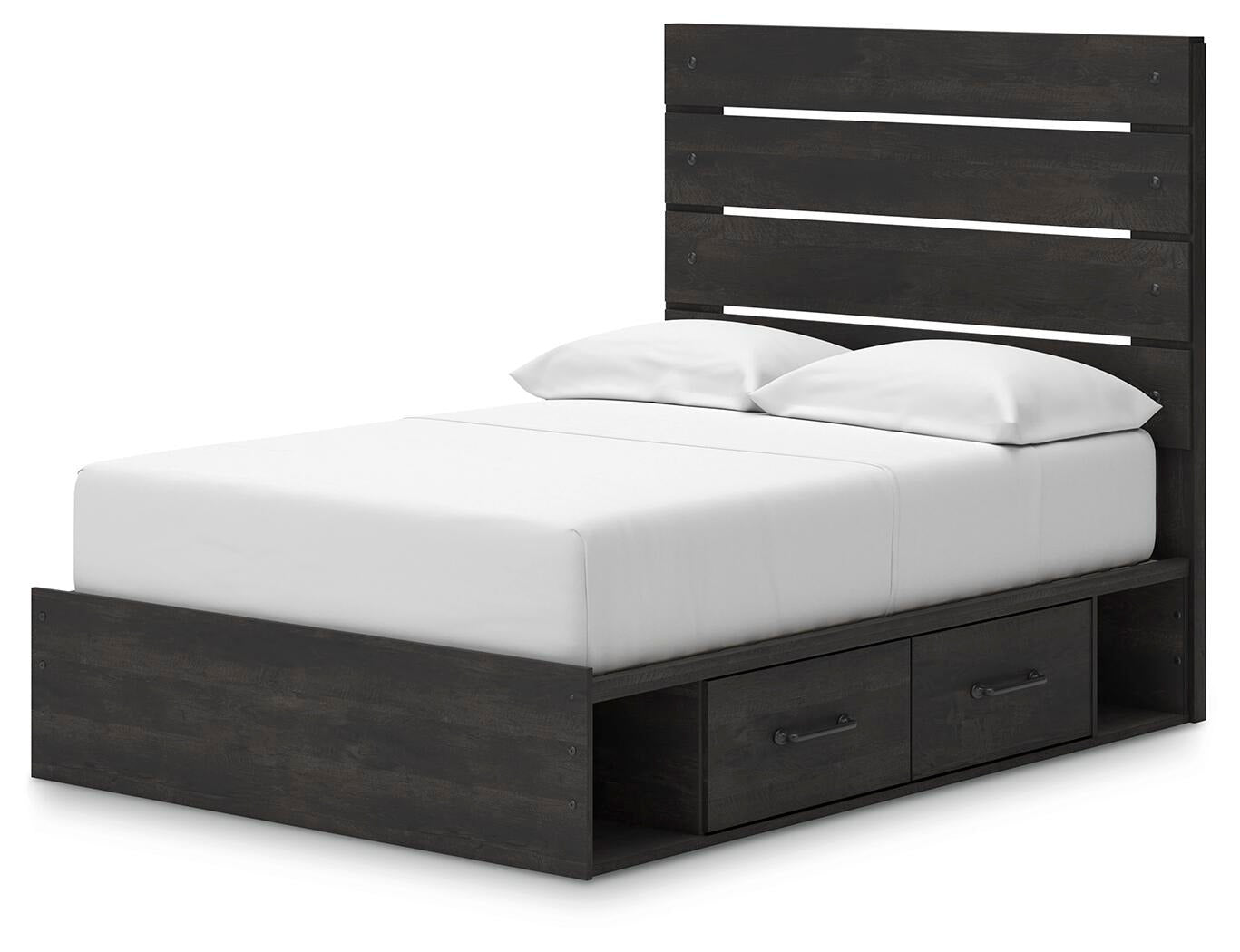 Hollivern Full Panel Bed with Storage (PCB2108-SI) - Image 4