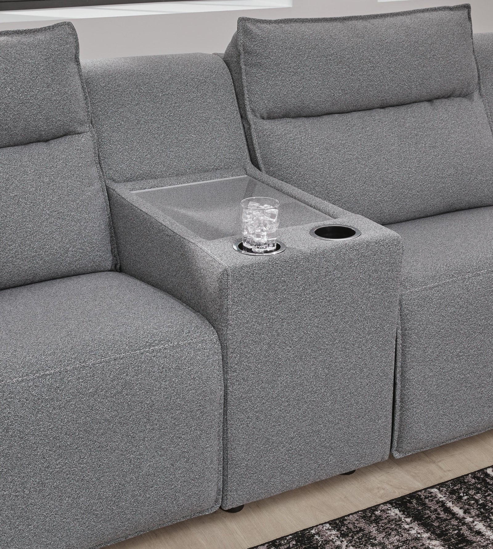 Modmax II 8-Piece Power Reclining Sectional with Console (65906-SI) - Image 15