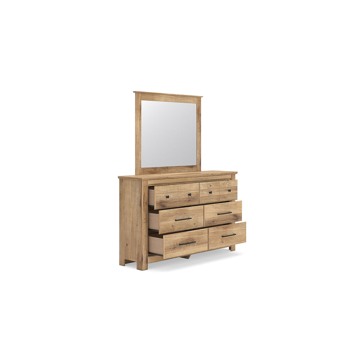 Makidern Full Panel Bed, Dresser and Mirror (PCB1170-SI) - Image 4