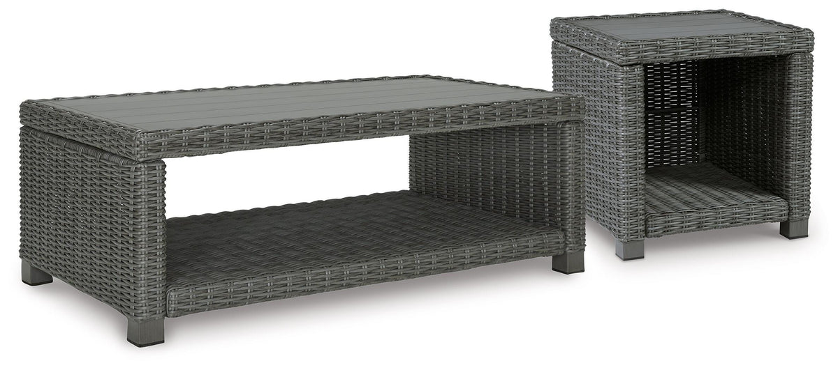 Elite Park Outdoor Coffee Table and End Table (P518-SI)