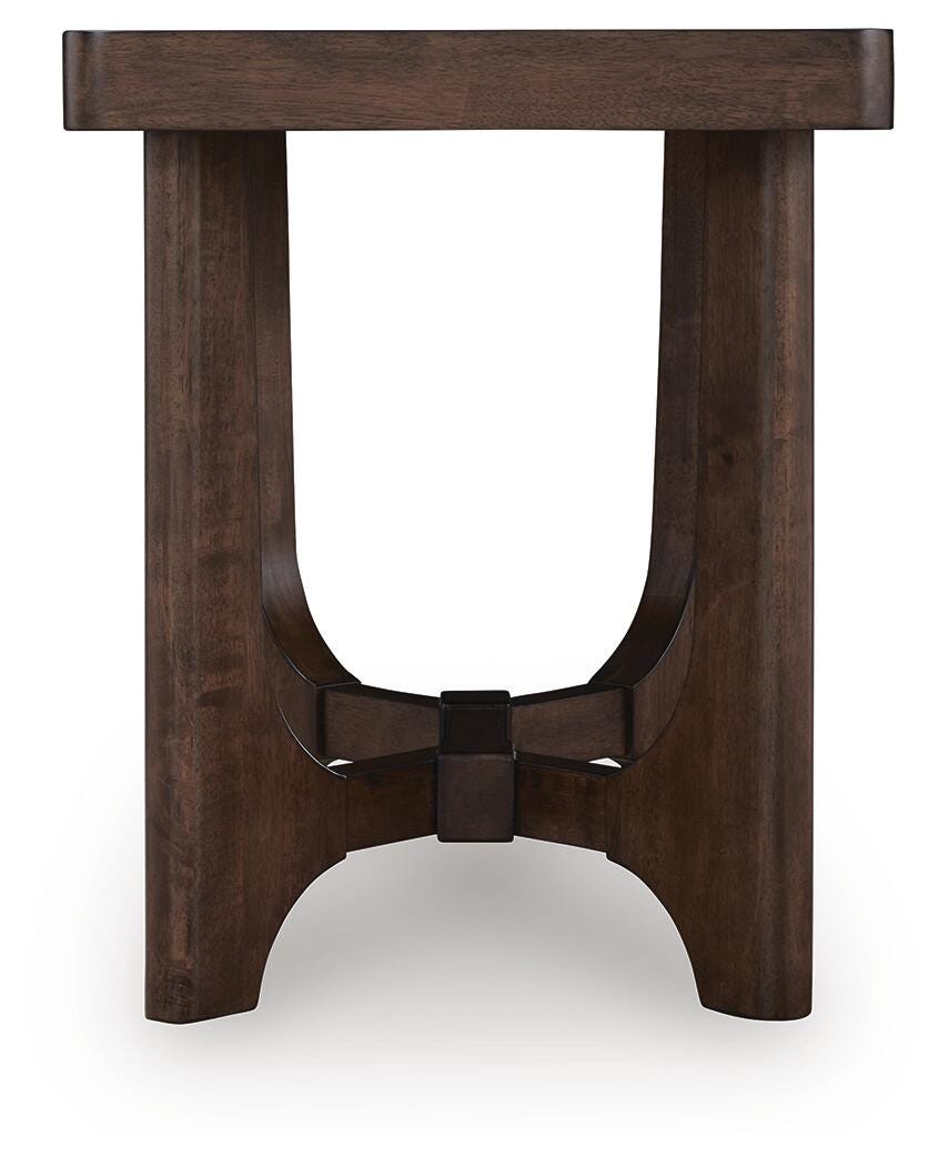 Korestone End Table - Dark Brown  (T438-SI) - Image 4