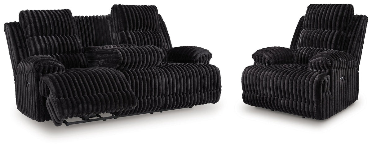 Rhines Falls Power Reclining Sofa and Power Recliner (PC42805-SI)