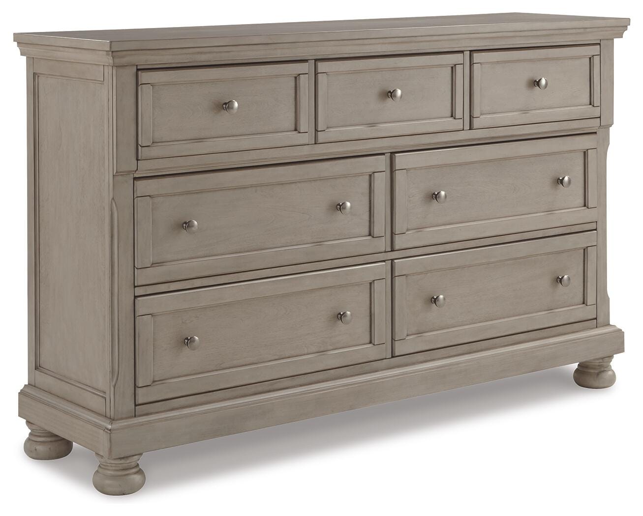 Lettner Panel Bed, Dresser and 2 Nightstands (B733-SI) - Image 2