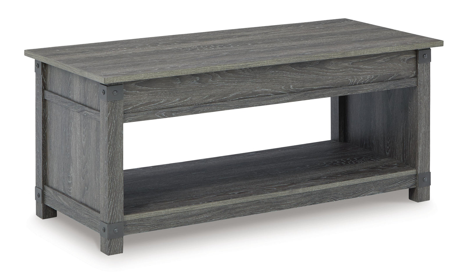 Freedan Coffee Table and 2 End Tables - Grayish Brown  (T175-SI) - Image 3