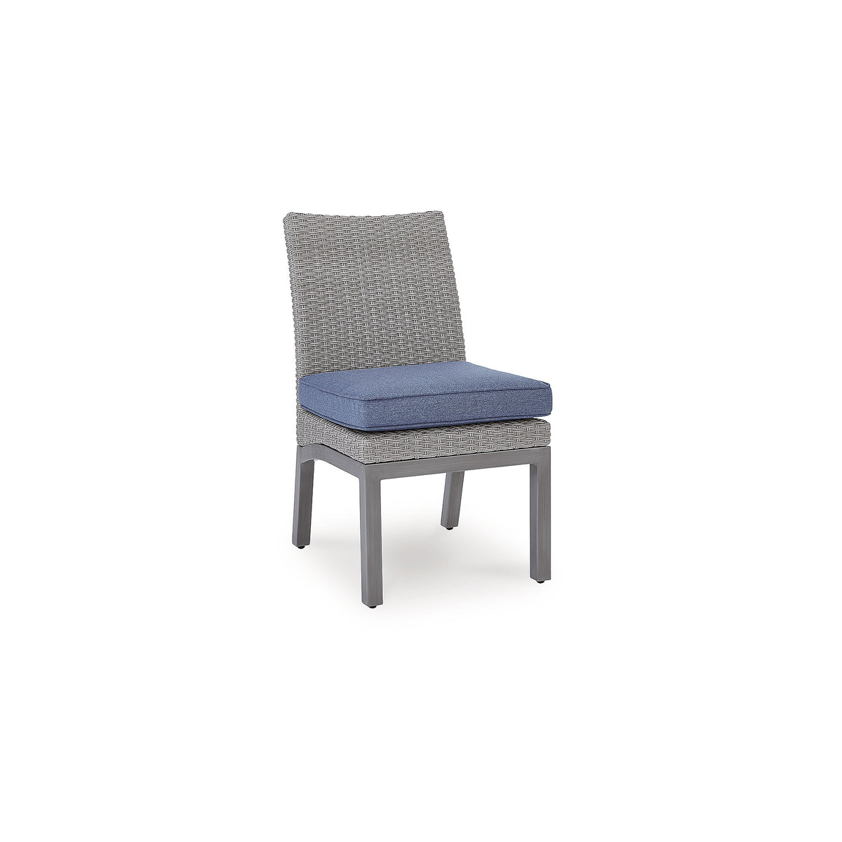 Half Moon Beach Outdoor Side Chair with Cushion (Set of 2) (PCP418-SI) - Image 5