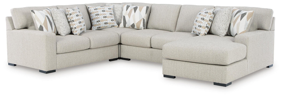Laurelgrove 4-Piece Sectional with Chaise (75105-SI)