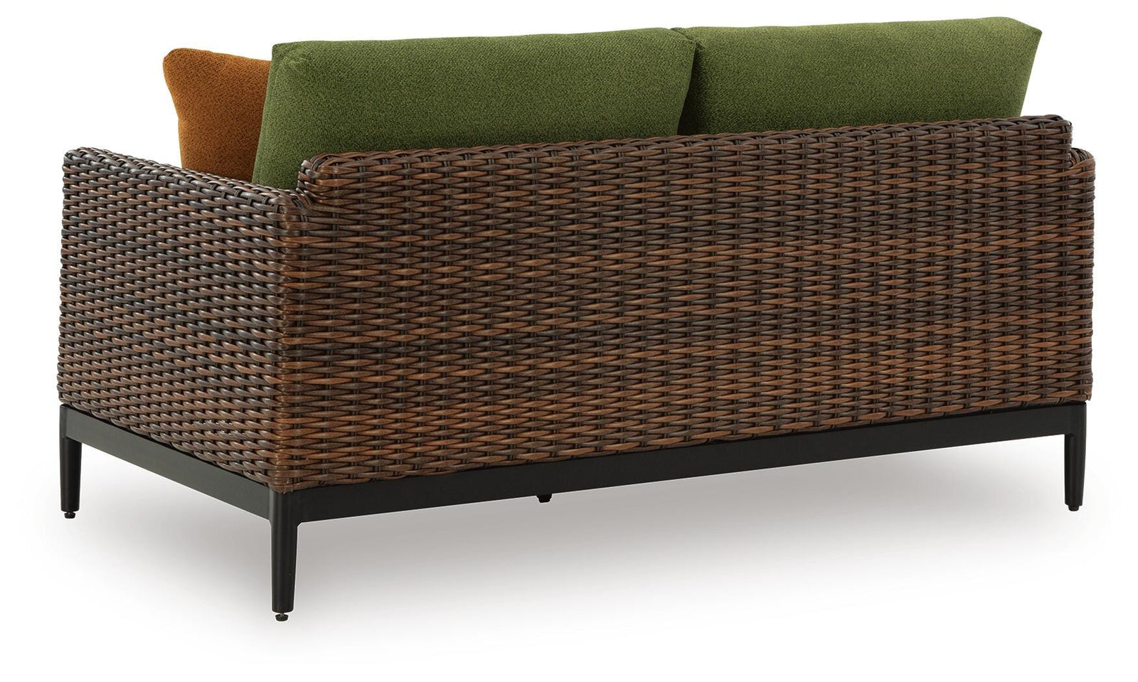 Horizon Hall Outdoor Loveseat with Cushion (P572-SI) - Image 4