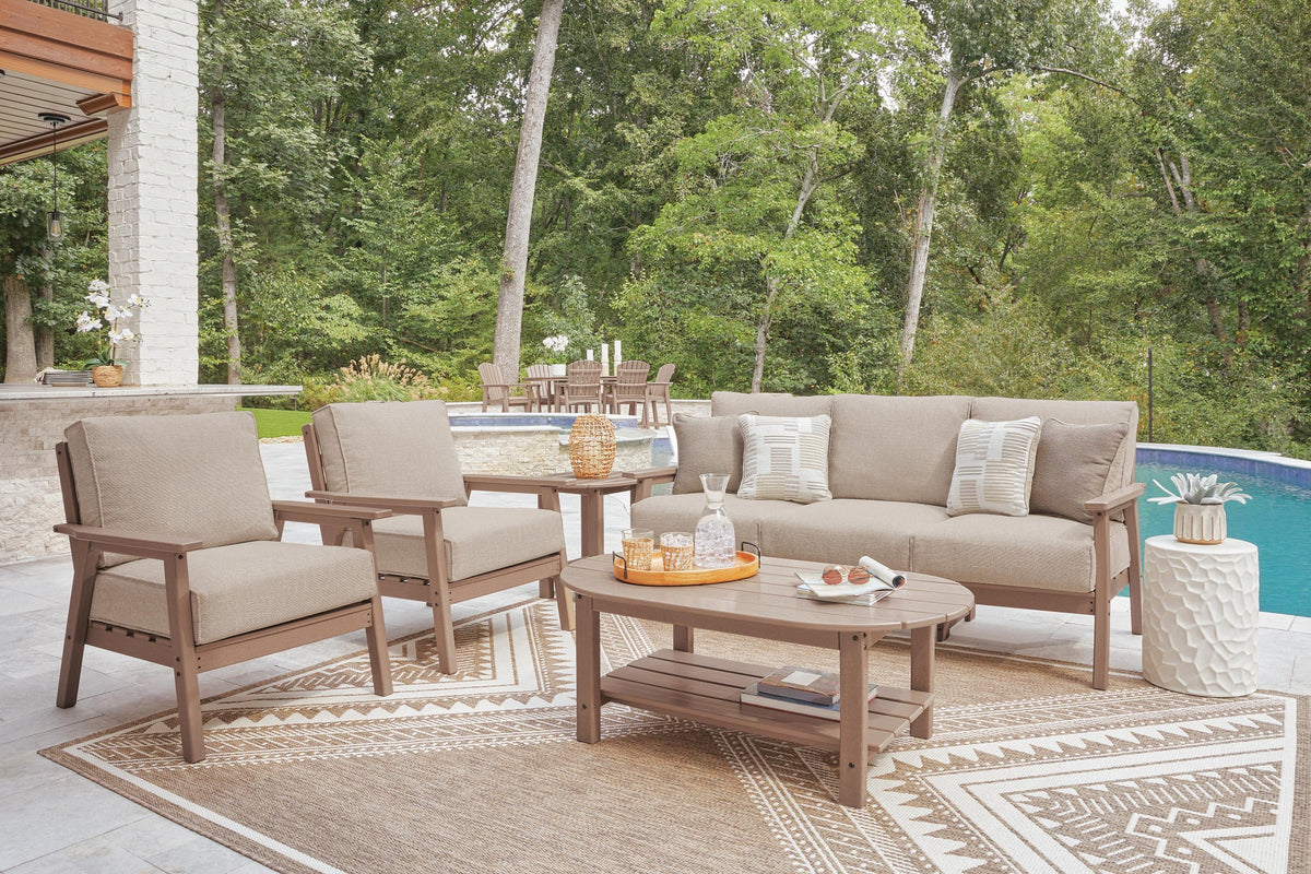 Grover Beach Outdoor Chaise Lounge with Cushion (PCP422-SI) - Image 5