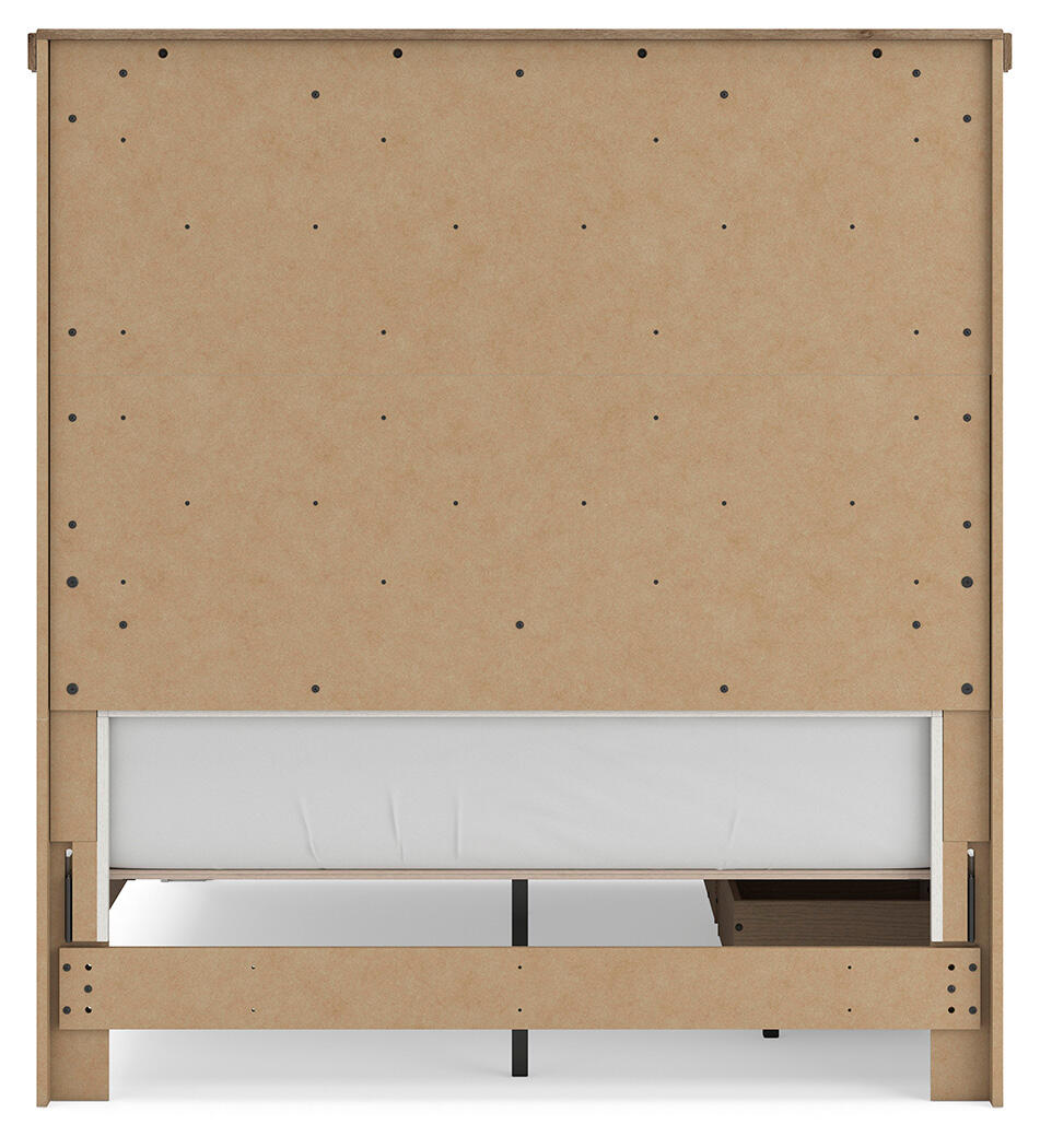 Savonport Full Panel Bed with Storage (Youth) - White/Brown  (B4615-SI) - Image 6