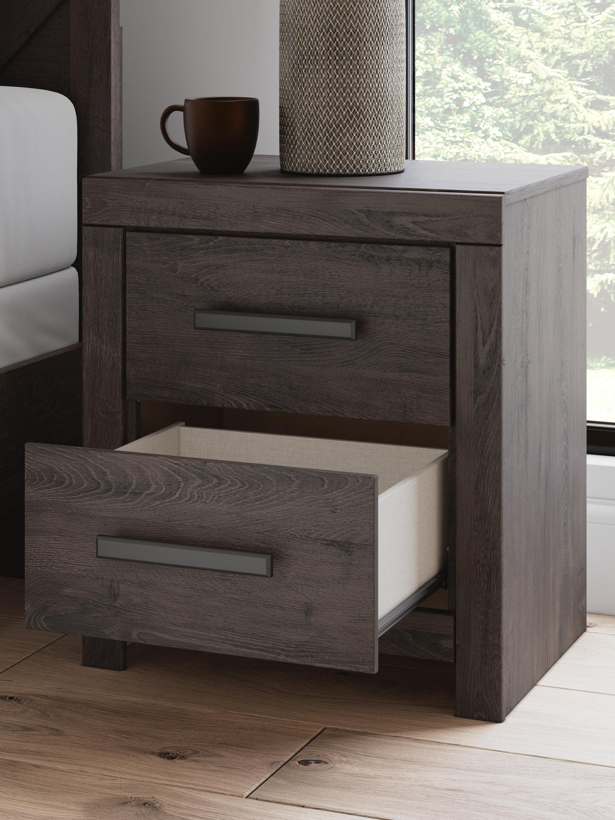 Prendonea Panel Bed, Dresser and Nightstand (B3789-SI) - Image 24