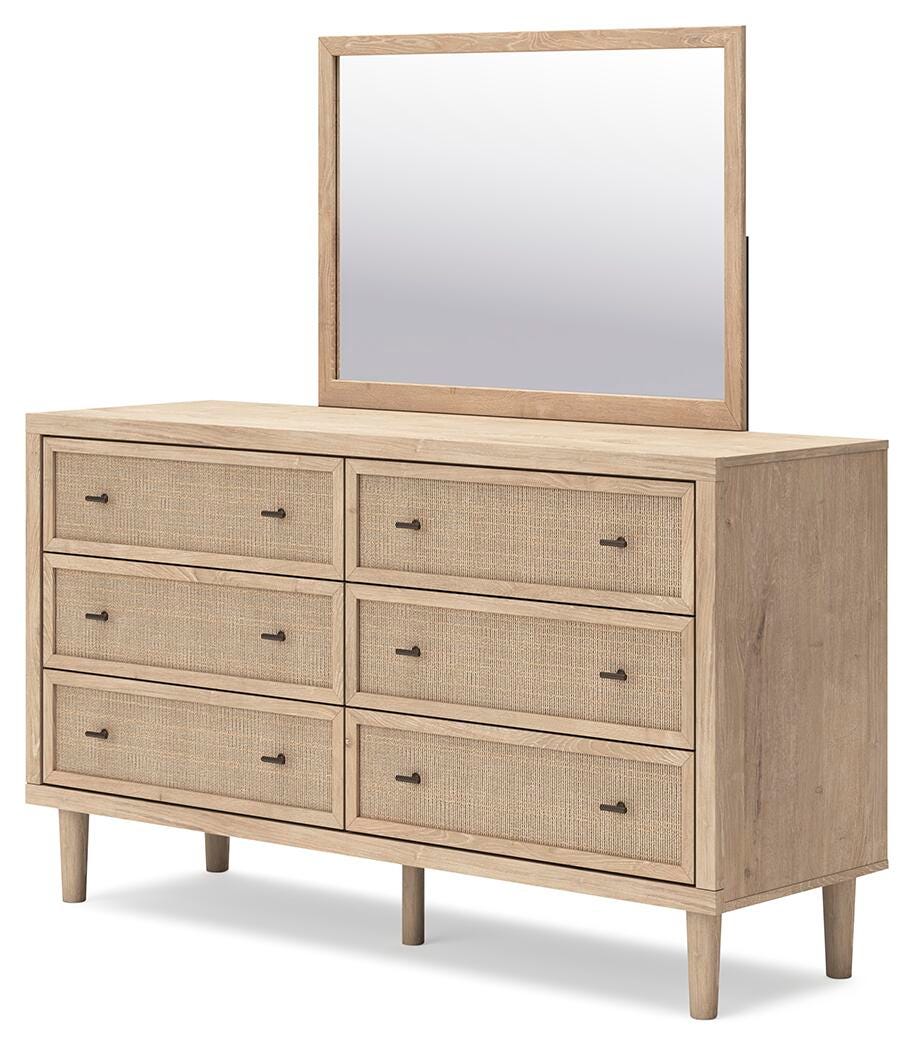 Cielden Panel Bed, Dresser and Mirror - Two-tone  (B1199-SI) - Image 11