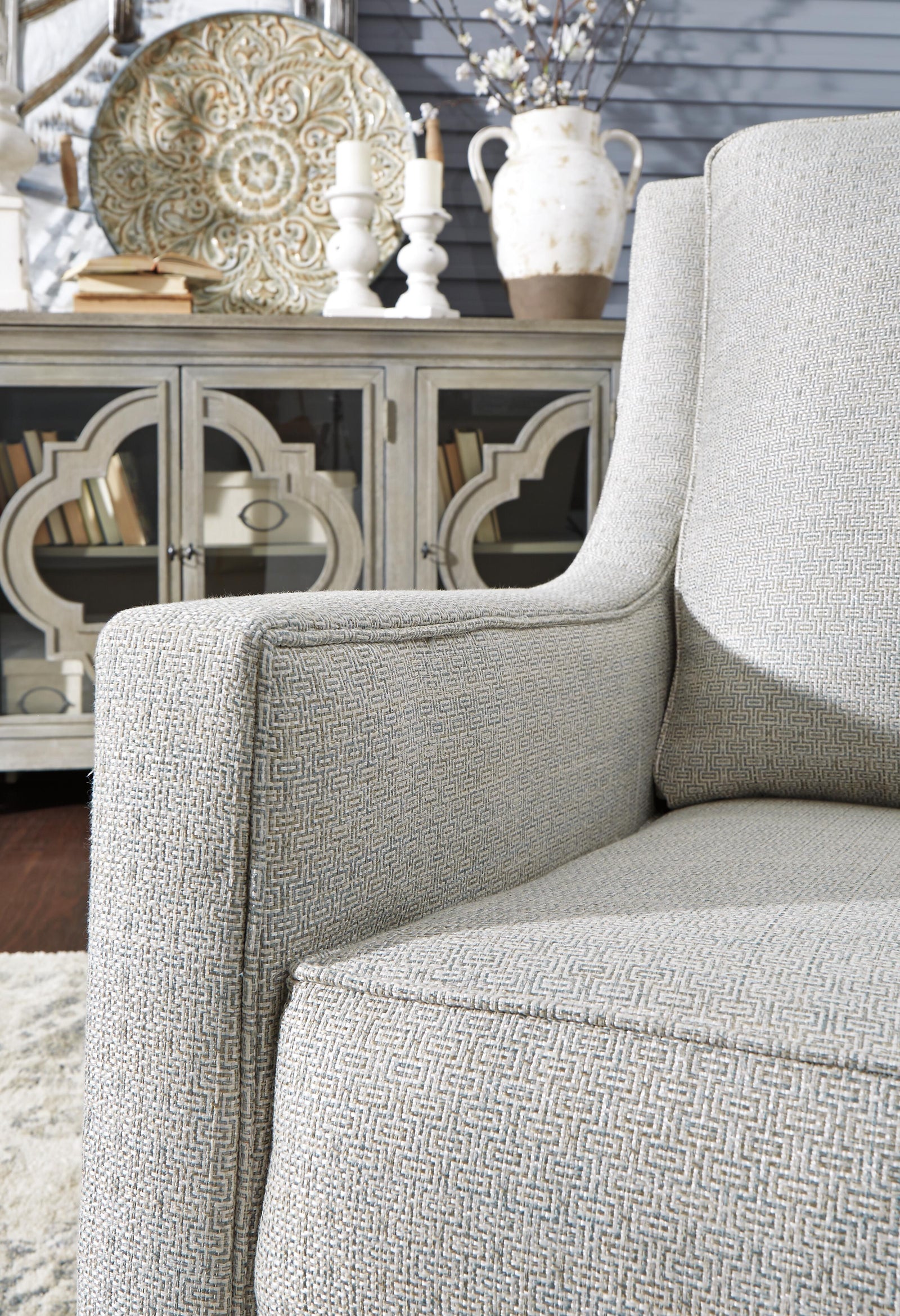 Kambria Swivel Glider Accent Chair (A3000206-SI) - Image 6
