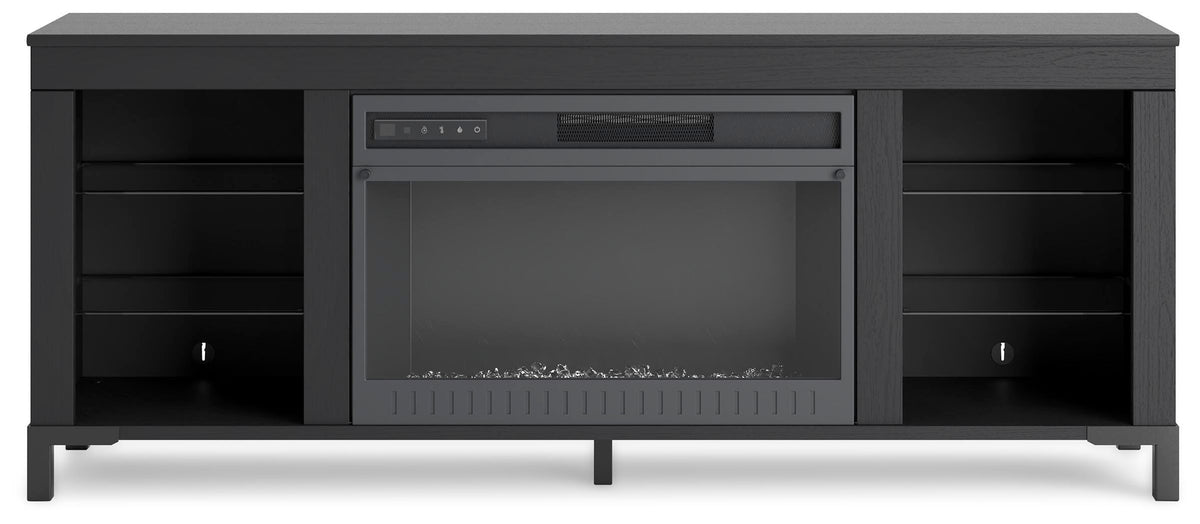 Cayberry 60 TV Stand with Electric Fireplace (W2721-SI)
