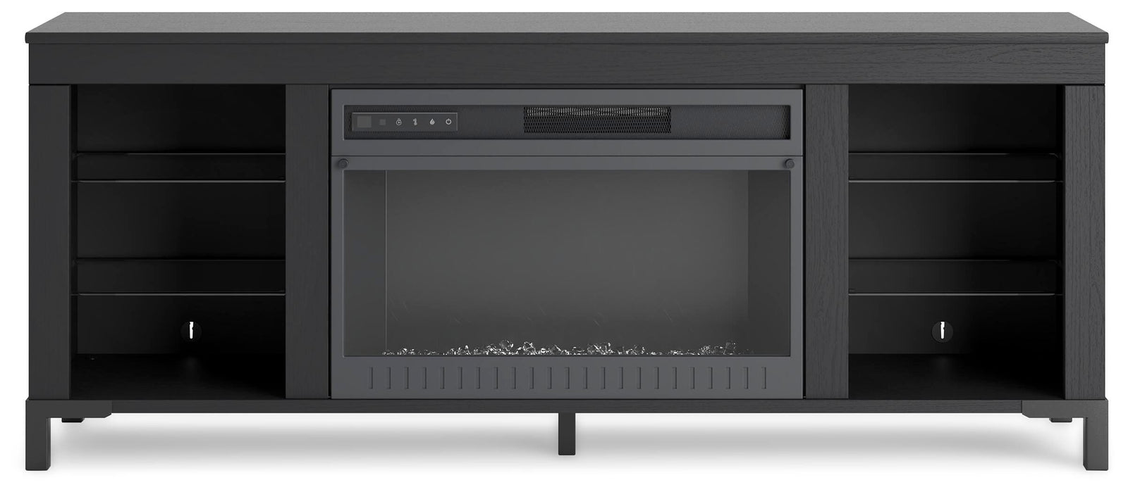 Cayberry 60 TV Stand with Electric Fireplace (W2721-SI)