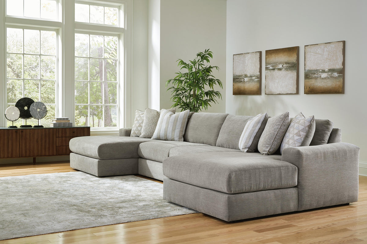 Avaliyah 4-Piece Double Chaise Sectional (58103-SI) - Image 4