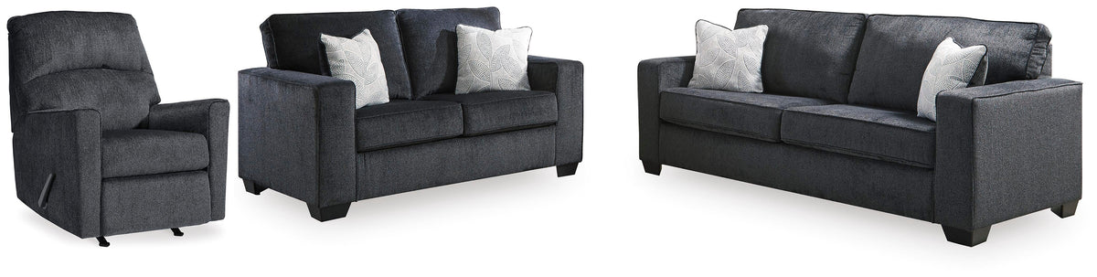 Altari Sofa, Loveseat and Recliner (87213-SI)