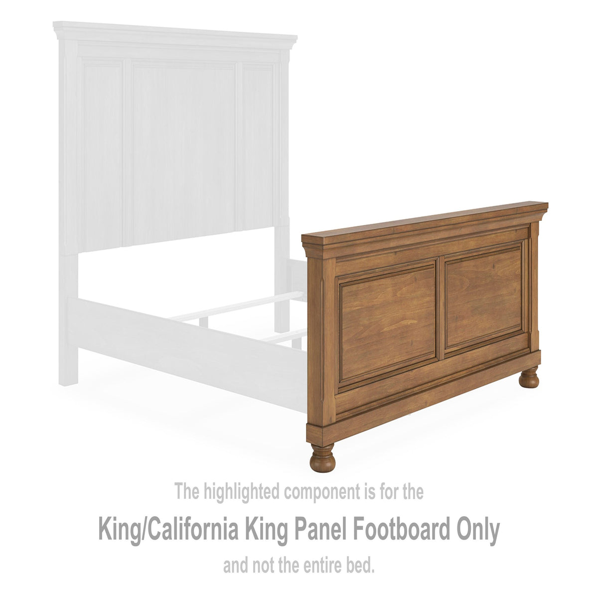 Feddinger King/California King Panel Footboard (PCB779-SI)