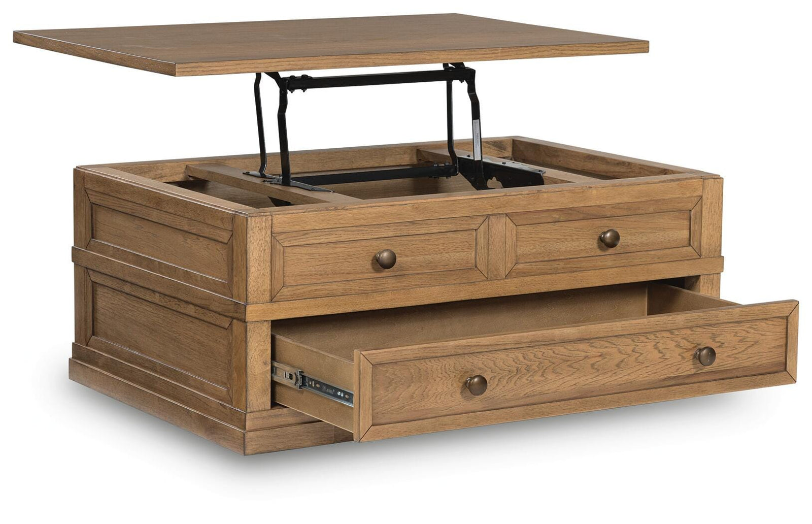 Sharlance Lift-Top Coffee Table - Light Brown  (T655-SI) - Image 3