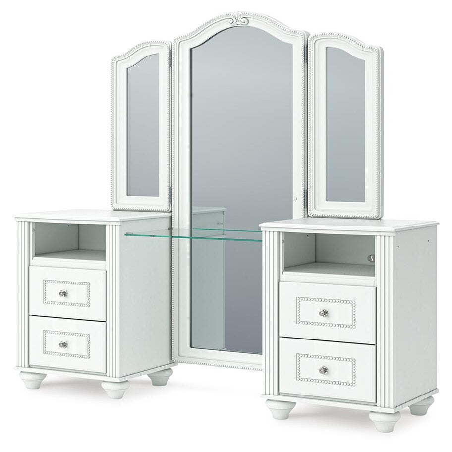 Kozlani Vanity with Mirror (PCB1819-SI) - Image 2
