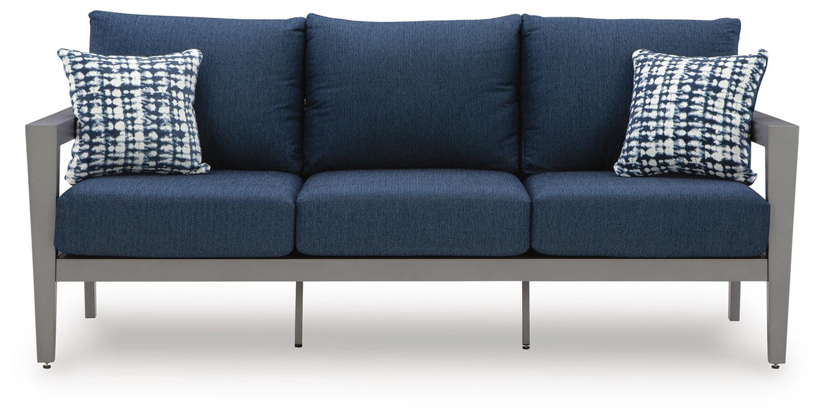 Gali Outdoor Sofa/Chairs/Table Set (Set of 4) (P275-SI) - Image 8