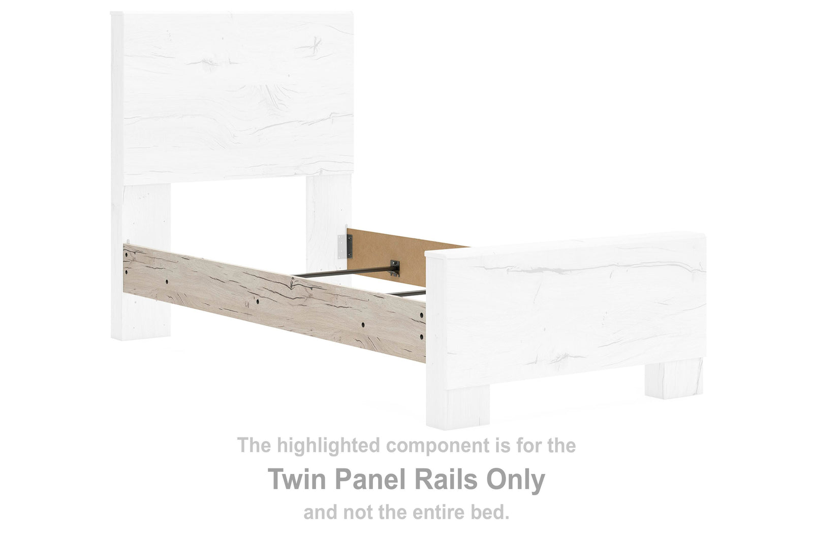 Lawroy Panel Rails (Youth) - Light Natural  (B2310-SI)