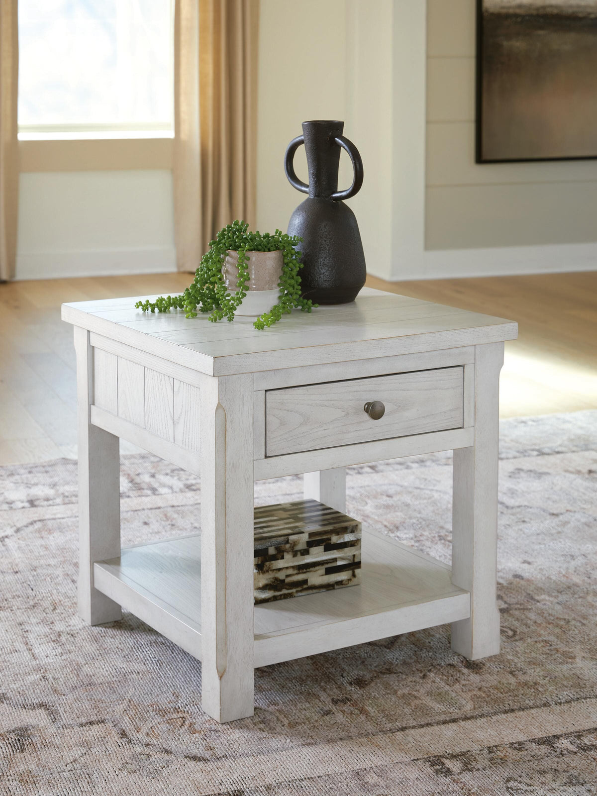 Robbinsdale End Table - Antique White  (T729-SI) - Image 2