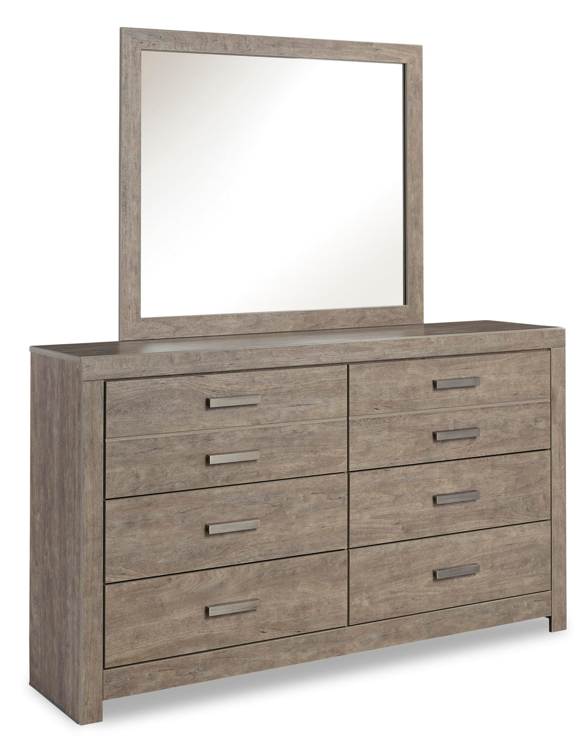 Culverbach Panel Bed, Dresser and Mirror - Gray  (B070-SI) - Image 4