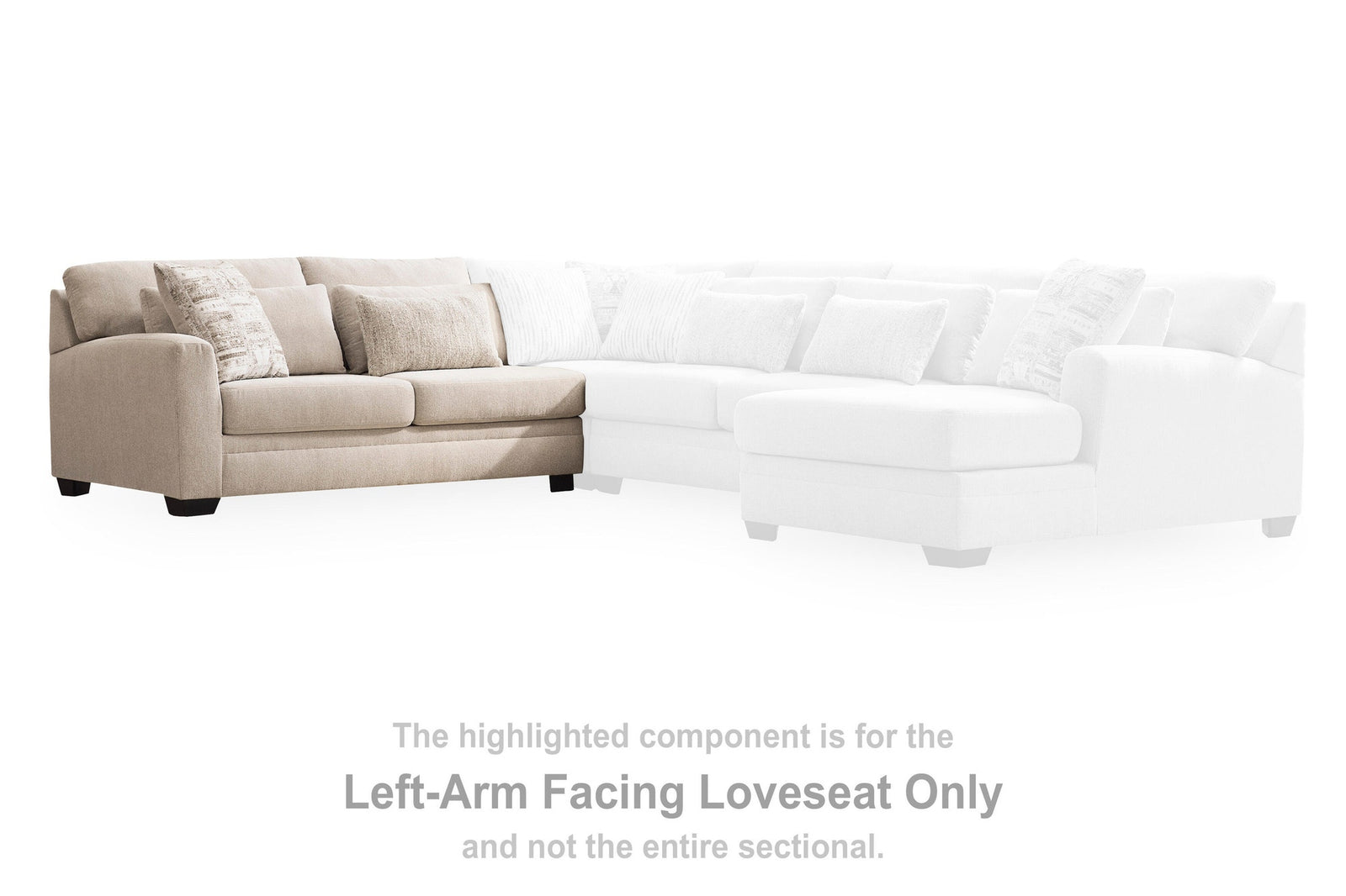 Mandi Point Right-Arm Facing Loveseat (62606-SI) - Image 14