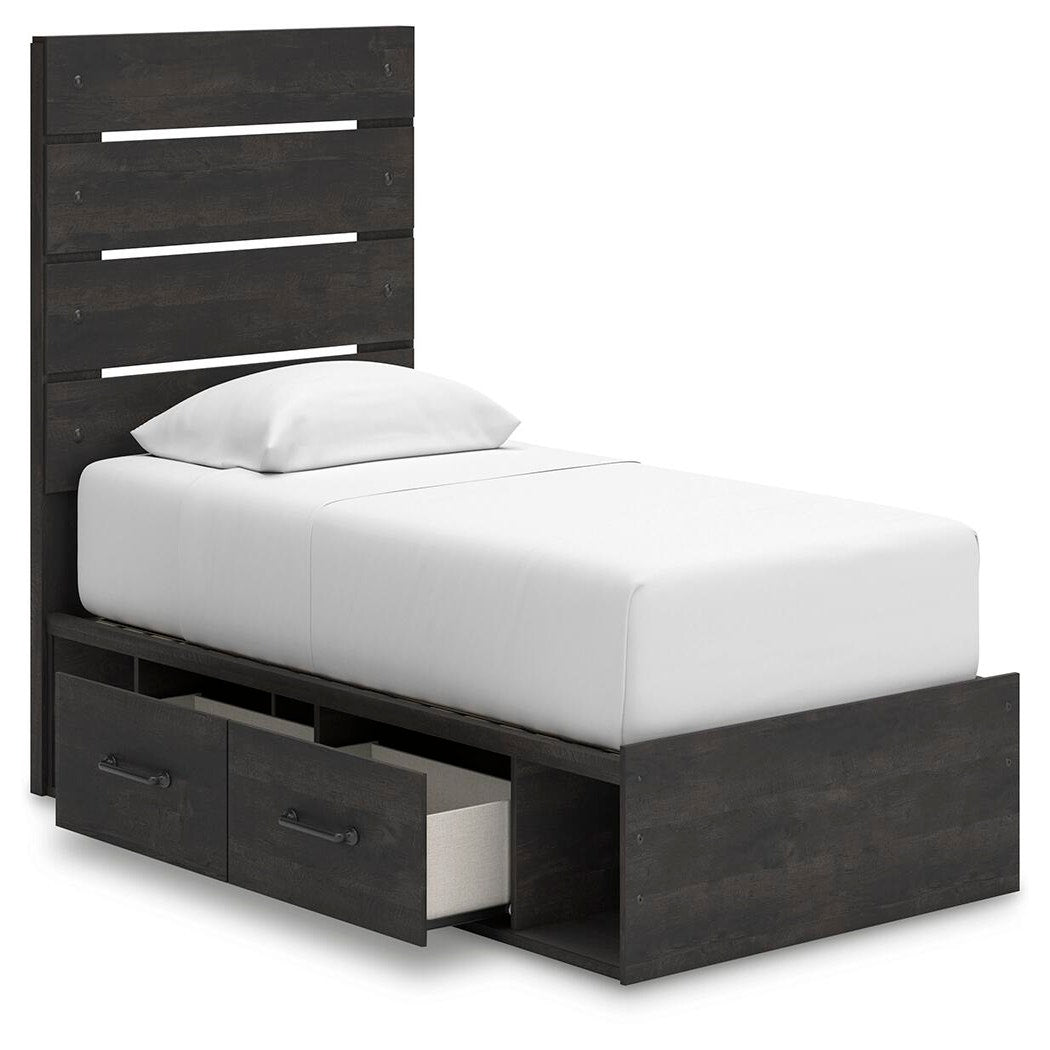 Hollivern Twin Panel Storage Bed (PCB2108-SI) - Image 3