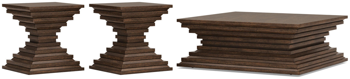 Hannodream Coffee Table and 2 Ends (T821-SI)