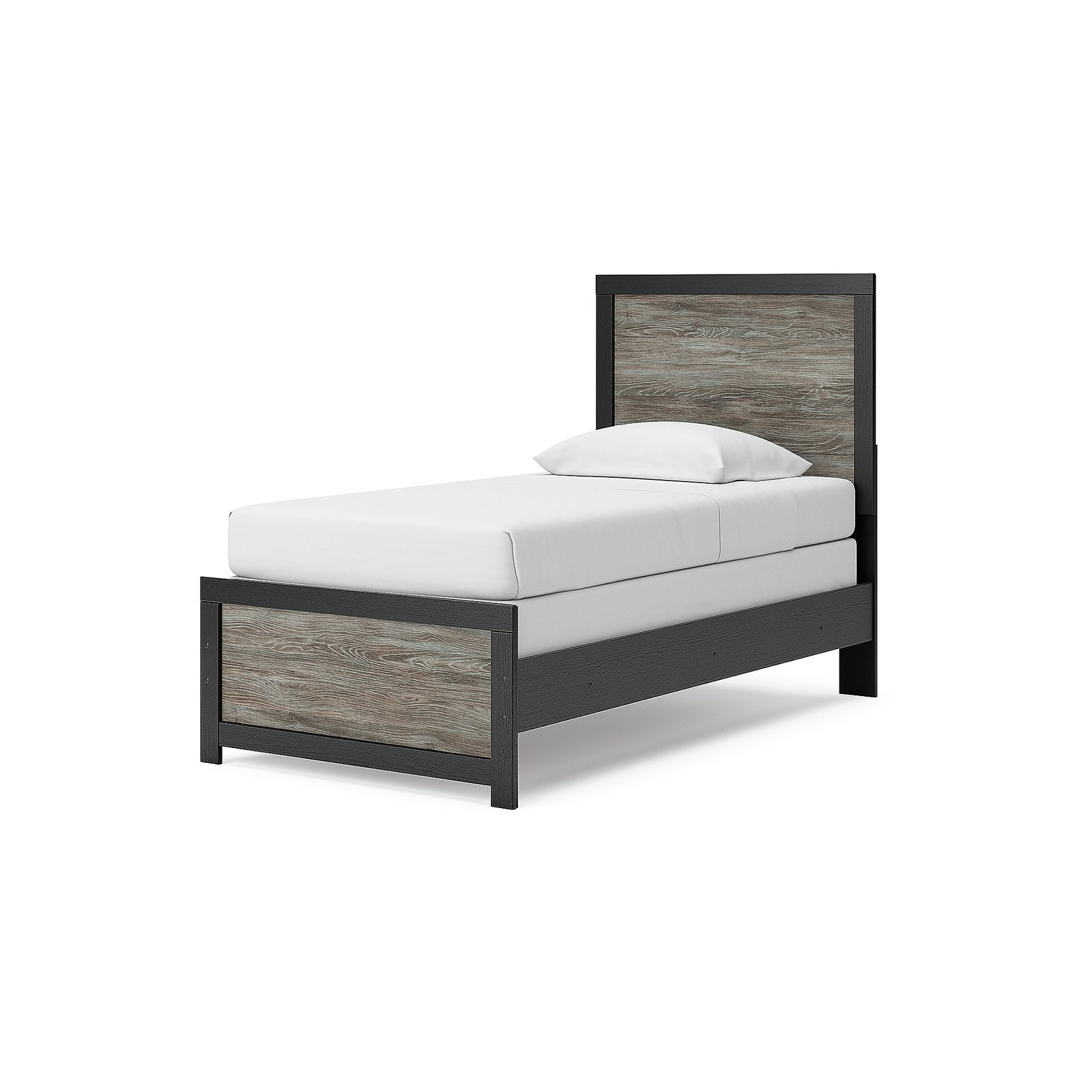 Broachmyn Twin Panel Bed, Dresser and Mirror (PCB1118-SI) - Image 16