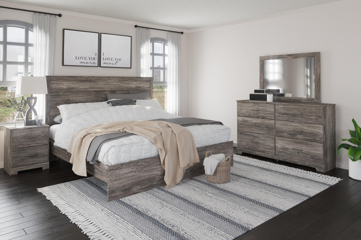 Ralinksi Panel Bed, Dresser, Mirror, and Nightstand - Gray  (B2587-SI) - Image 12