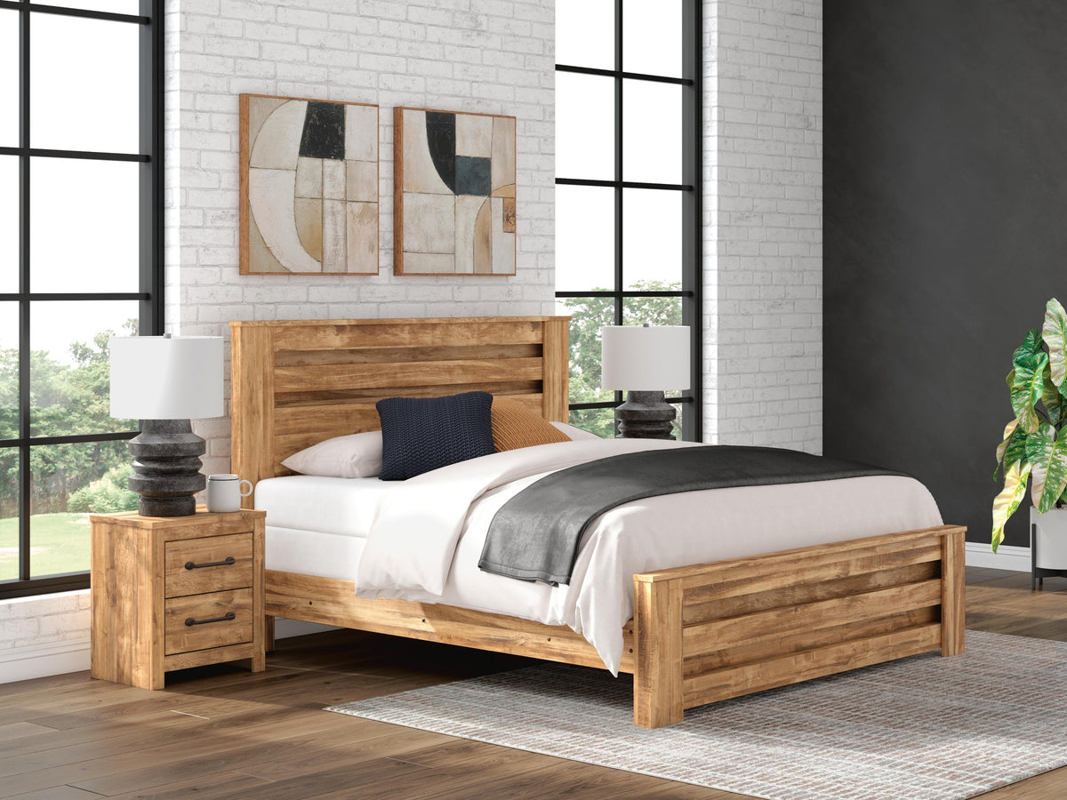 Maystonna King Panel Bed (PCB1580-SI) - Image 8