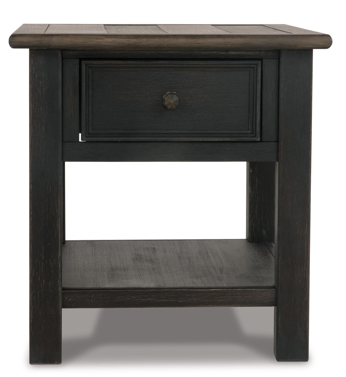 Tyler Creek End Table - Grayish Brown/Black  (T736-SI) - Image 3