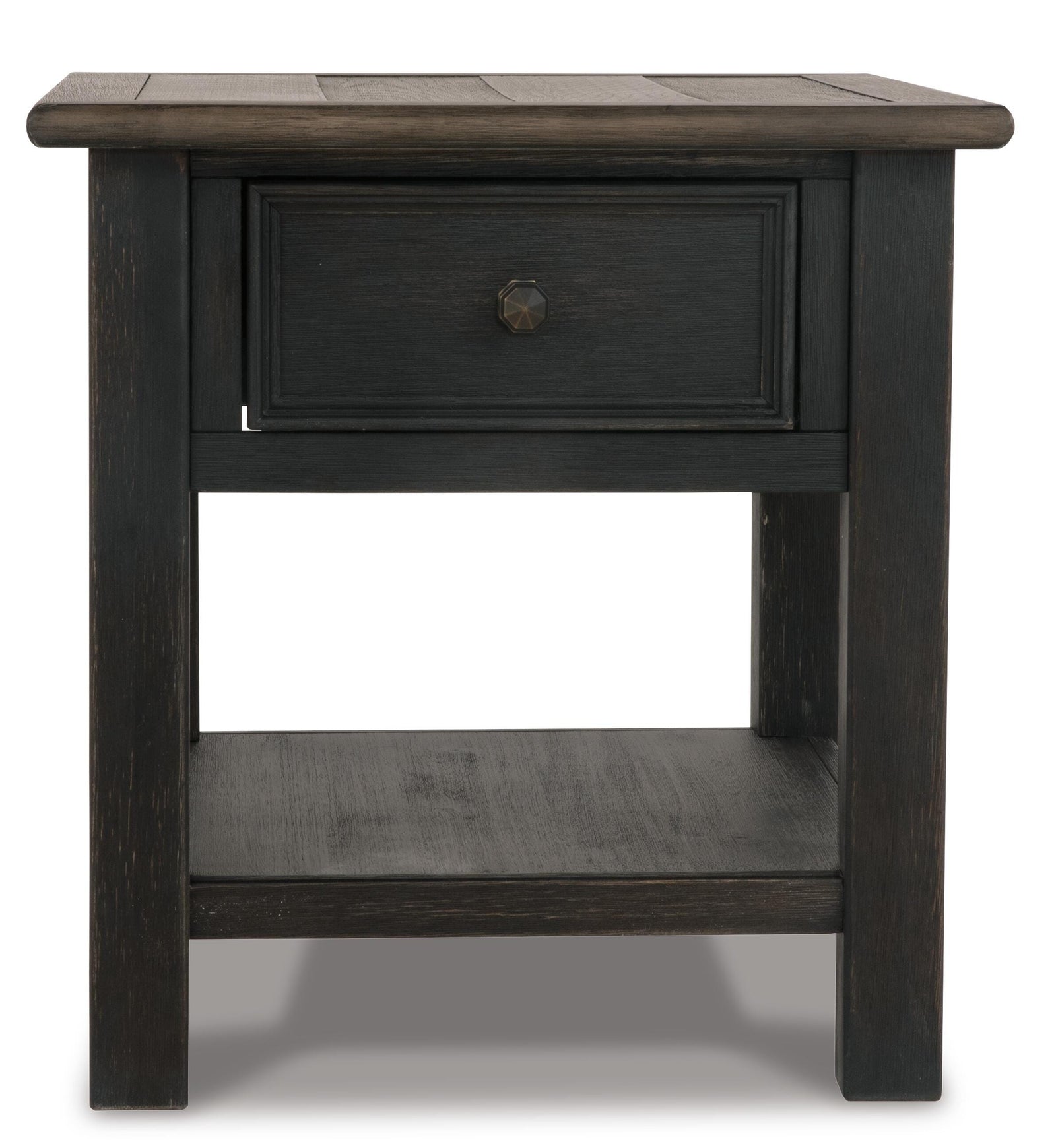 Tyler Creek End Table - Grayish Brown/Black  (T736-SI) - Image 3