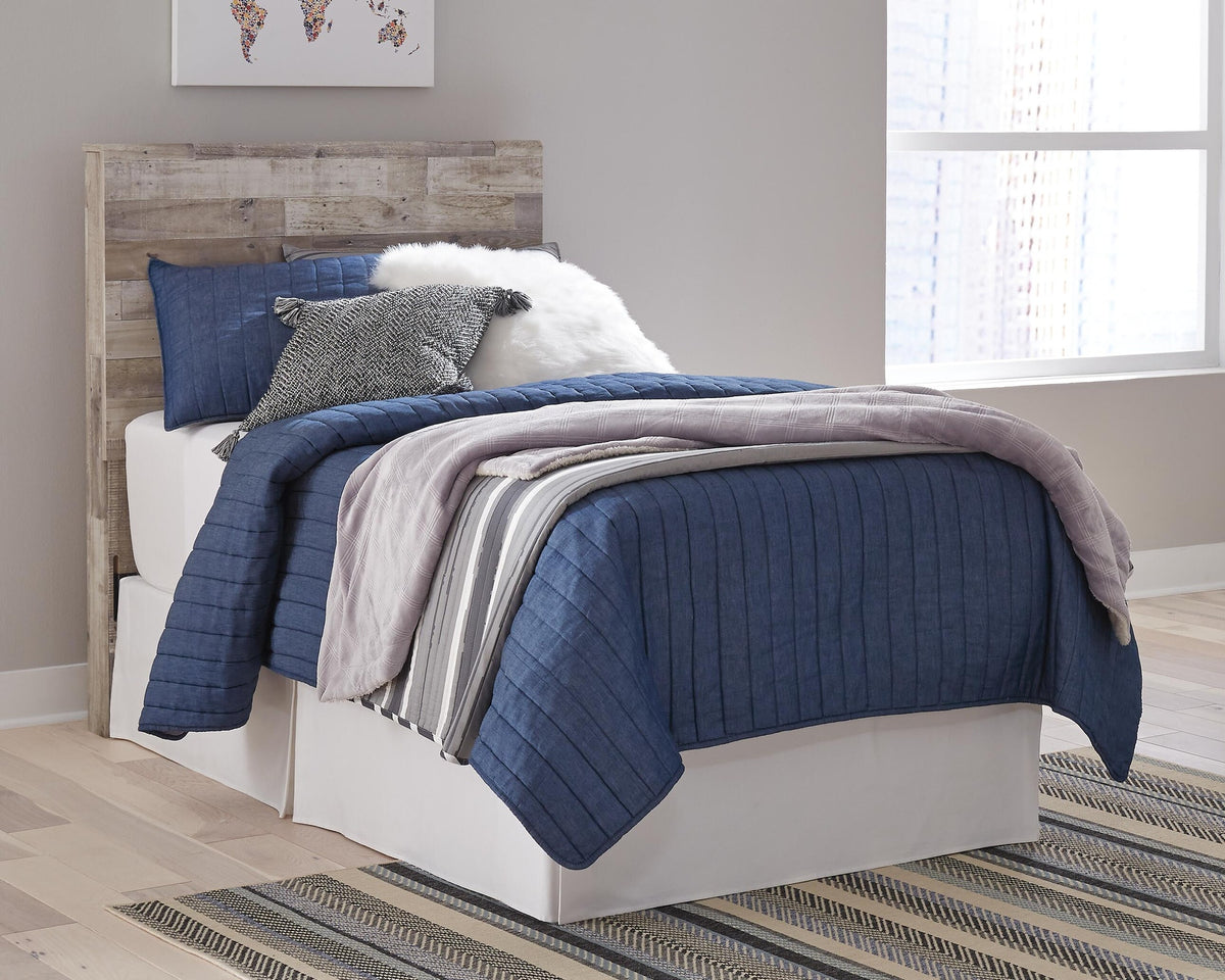 Effie Panel Headboard - Whitewash  (B255-SI) - Image 3